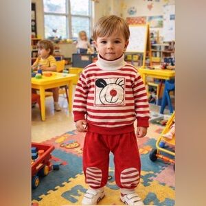 Vintage 1980’s Wollypogs Kid’s Turtleneck Sweater